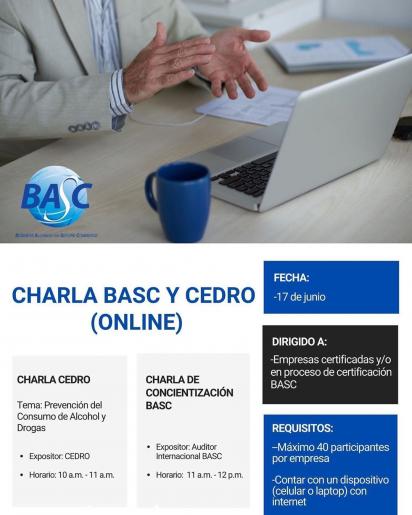 Charla BASC y CEDRO