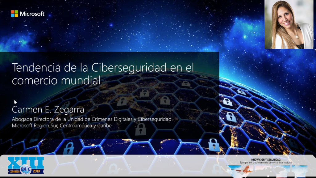 Video Conferencia: Dra. Carmen Zegarra: Ciberseguridad y su relevancia en el comercio internacional
