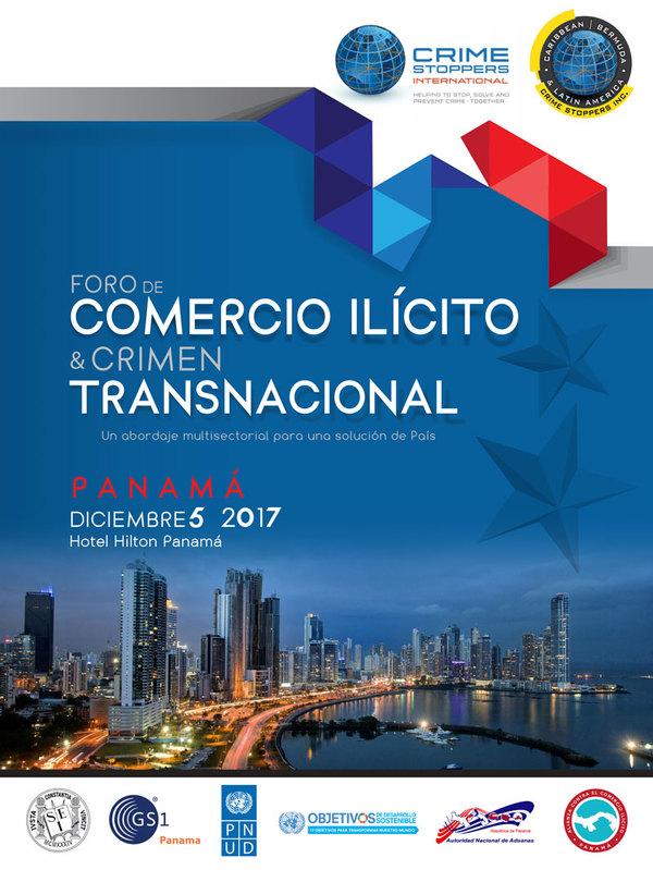 Foro de Comercio Ilícito y Crimen Transnacional realizado en Ciudad de Panamá