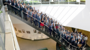 Group of participants to the 7th Knowledge Academy for Customs and Trade at the headquarters of World Customs Organization in Brussels, Belgium.