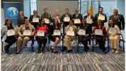 Momentos durante la clausura del 75° Curso de Auditores Internacionales BASC V.6-2022 en Bogotá, Colombia. 