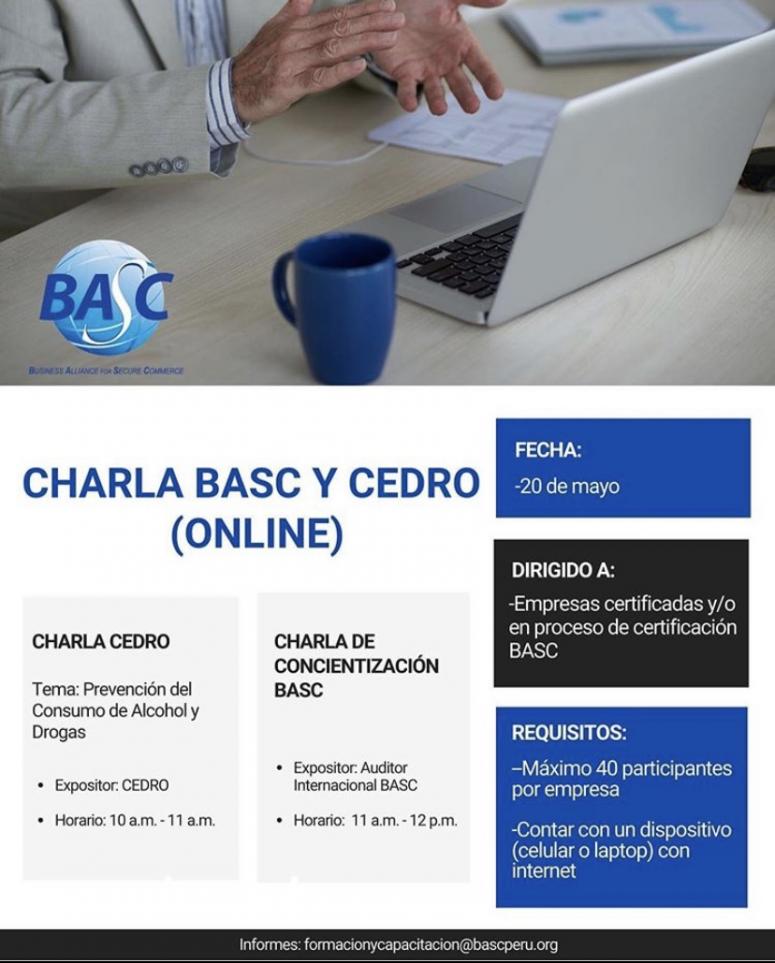 Charla BASC y CEDRO