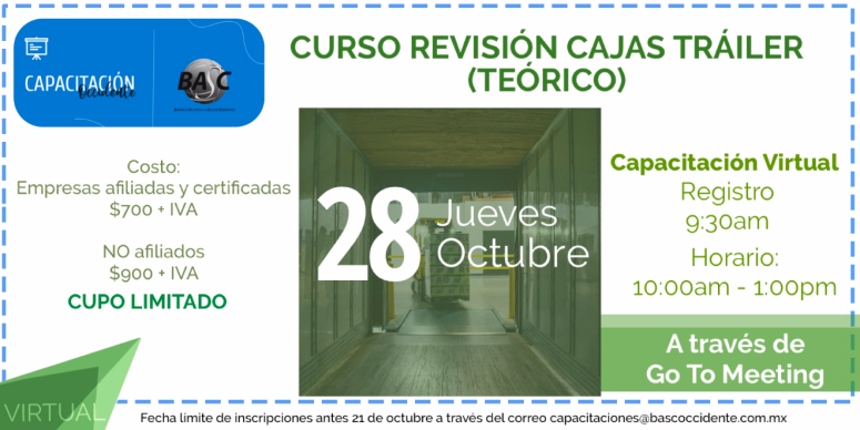 Revisión cajas tráiler (teórico)