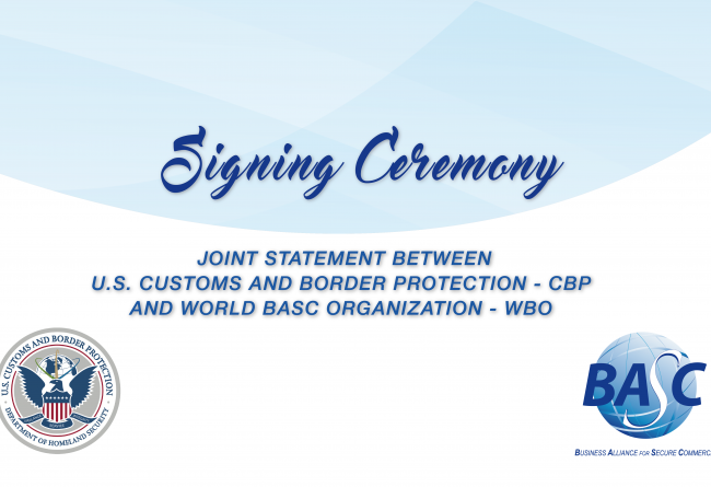 Signing Ceremony of the Joint Statement between CBP and WBO