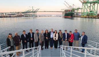 Delegados de la Misión Comercial BASC en el Puerto de Los Ángeles - Port LA. 