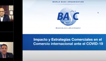 En la foto, los Sres. Álvaro Alpízar, Vicepresidente de la Junta Directiva de WBO, Presidente de BASC Costa Rica y Presidente de Rex America Group, y Manuel Echeverría, Director Ejecutivo de WBO.