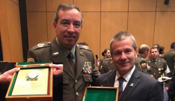Reconocimiento a BASC Colombia en el marco del 19° aniversario de la Policía Fiscal y Aduanera